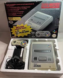Super Nintendo PAL con 6 giochi e scatola