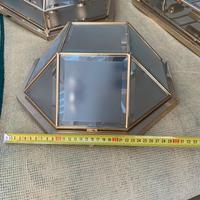 Plafoniera ottone vintag