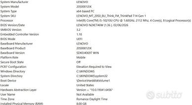 Lenovo Thinkpad T14