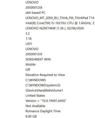 Lenovo Thinkpad T14