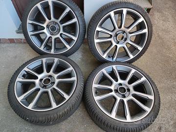 Cerchi originali Abarth 595 17” + gomme invernali