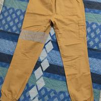 Pantalone giallo elastico