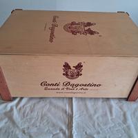 cassetta in legno vini conti Dagostino 