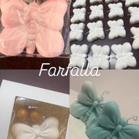 candela profumata farfalle
