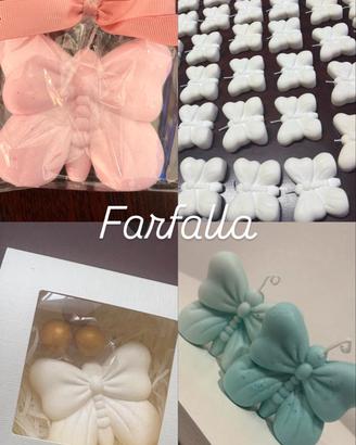 candela profumata farfalle