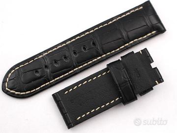Panerai Cinturino Pelle Alligatore Nero 26/26 mm