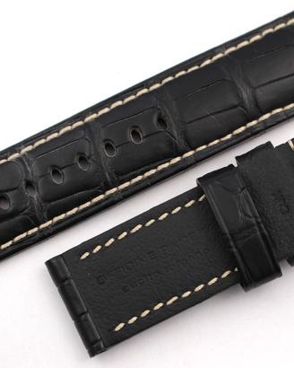 Panerai Cinturino Pelle Alligatore Nero 26/26 mm