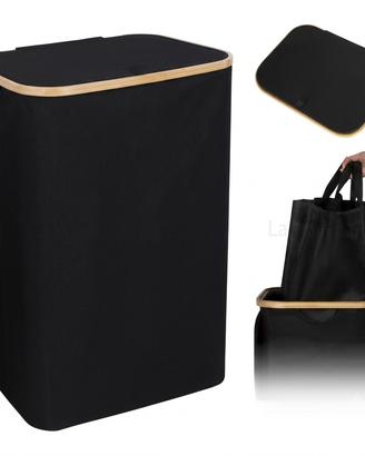Cesto  portabiancheria CALIYO con coperchio 100 L