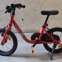 Bicicletta bambino/a 3-5 anni Discovery 500 rossa
