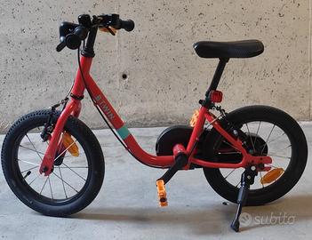 Bicicletta bambino/a 3-5 anni Discovery 500 rossa