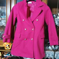 Giacca donna rosa di lana taglia S