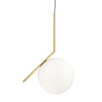 Lampada in stile ic flos sospensione ø30cm oro