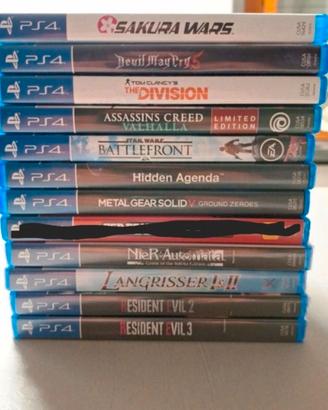 Giochi ps4 (anche sigoli) jrpg, rari, sigillati...