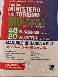 Concorso Ministero del turismo 189 funzionari