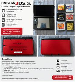 Nintendo 3DS XL rossa