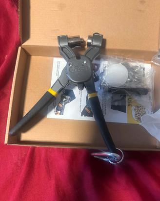 Kit pinza occhiellatrice 10 mm con 200 occhielli