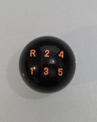 Ferrari 328 / MT Pomello cambio scritta Arancione