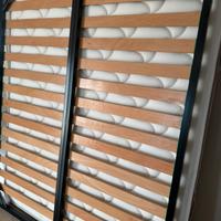 Letto matrimoniale composto da rete e materasso