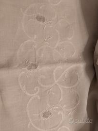 lenzuolo matri lino ricamato 