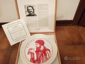 Piatto MITOS Arte del maestro Gianfranco M. Guerra