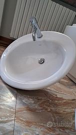 Lavabo globo con rubinetto