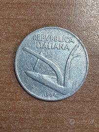 Moneta 10 lire 1954