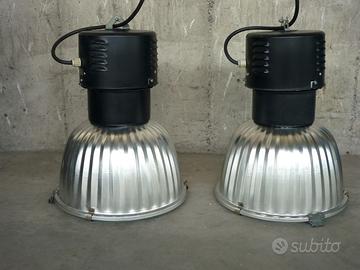 Lampade industriali vintage modernariato