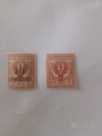 francobolli regno d'Italia del 1901