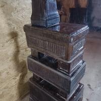 Antica Stufa Felici smaltata 