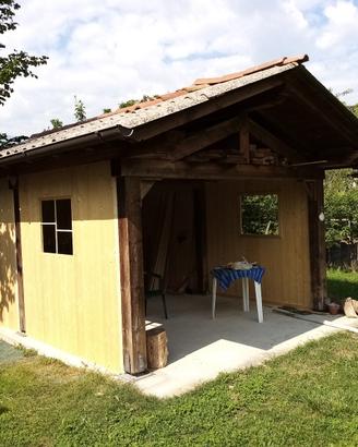 Tettoia in legno