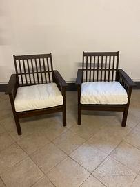 Coppia di sedie da esterni