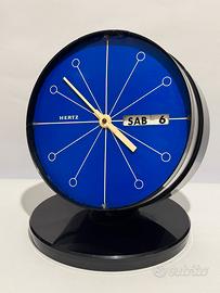 Orologio da tavolo Hertz vintage calendario giorno