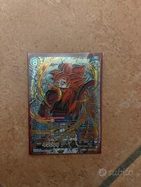 Carta Dragon Ball SS4 Gogeta, Unrivaled Sparking