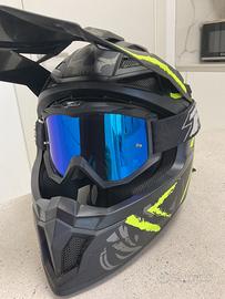 Casco da motocross  OMOLOGATO