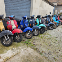 Vespa PX200, Vespa 50, ricambi, insegne originali