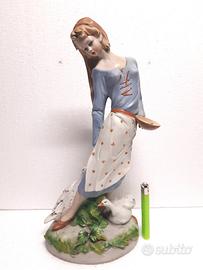 BARBETTA statua porcellana FLAVIA(FI) CAPODIMONTE