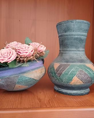 anfora e vaso stile etnico 