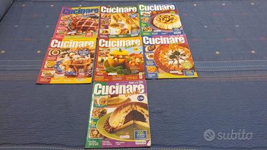 LOTTO 7 RIVISTE collana "CUCINARE BENE" (C)