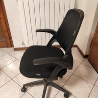 sedia poltrona ufficio con ruote