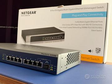 NETGEAR Switch Ethernet XS508M 8x10Gbps *NUOVO*