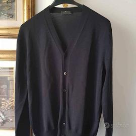 Cardigan da uomo PRADA,  collo a V, taglia 52