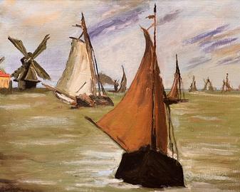 Riproduzione quadro di E. Manet