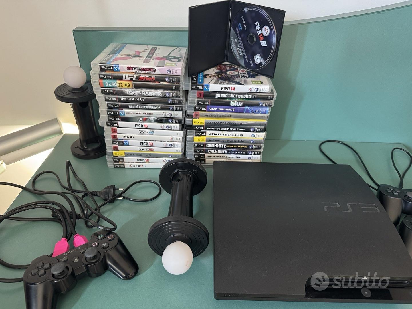 PS3 320gb. 3 controller e 31 giochi - Console e Videogiochi In