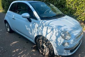 Fiat 500 con  tetto panoramico