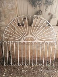 Antica rosta Inferriata Sopraporta in Ferro