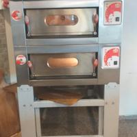 FORNO PIZZA ELETTRICO A DUE CAMERE 