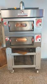 FORNO PIZZA ELETTRICO A DUE CAMERE 