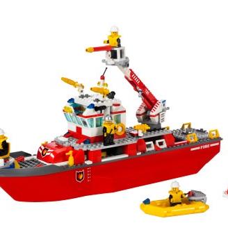 Nave lego pompieri