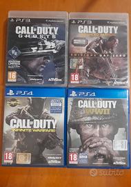 Lotto giochi call of duty Ps3/Ps4