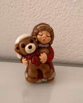 Thun bimba del Natale con orsetto